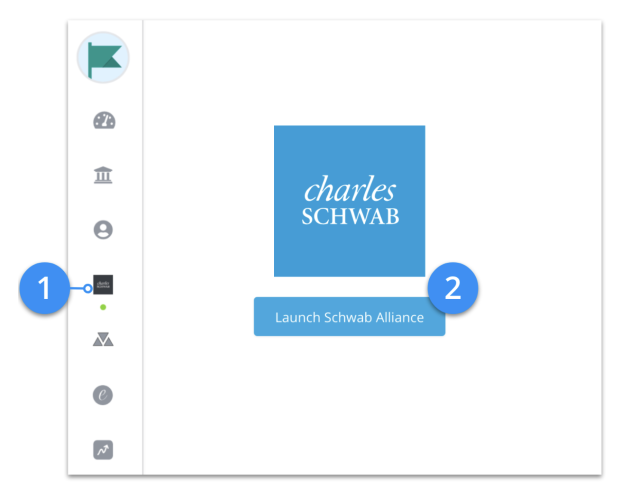 Screenshot of Schwab Alliance SSO