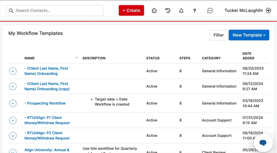 Redtail) How do I set up Workflow Processes in Redtail?