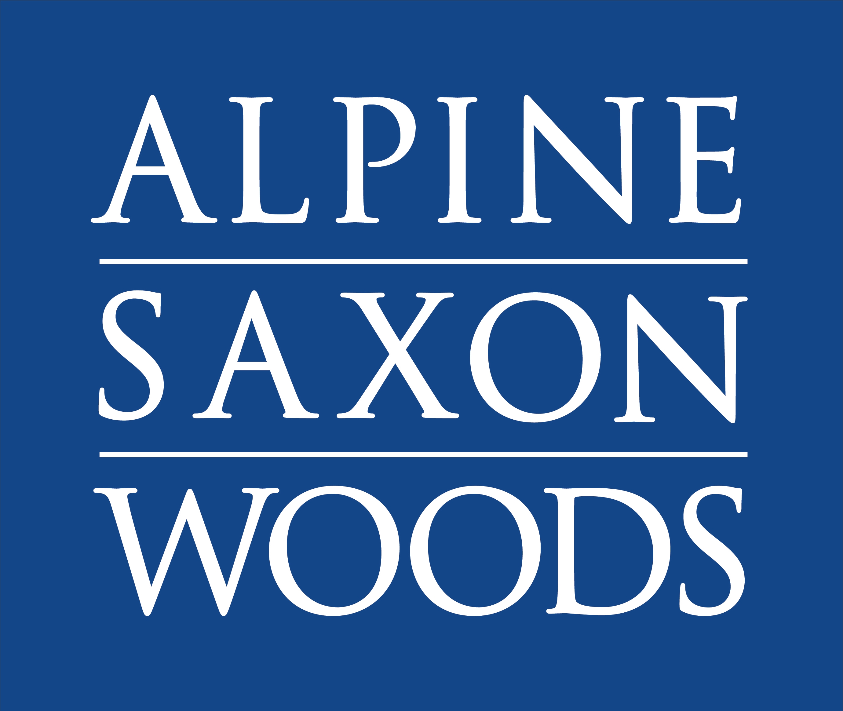 Alpine Saxon Woods logo
