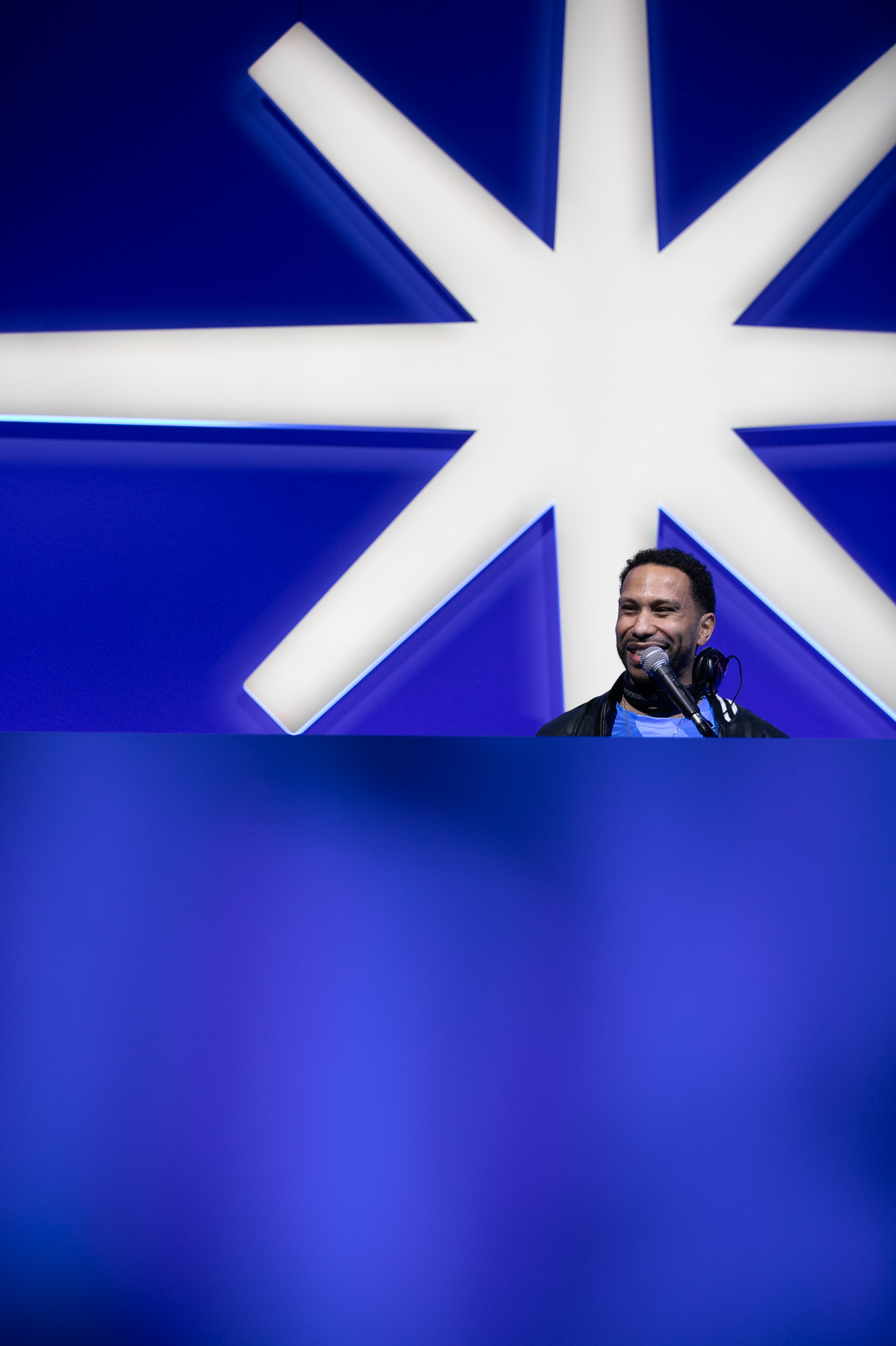 DJ on Ascent main stage