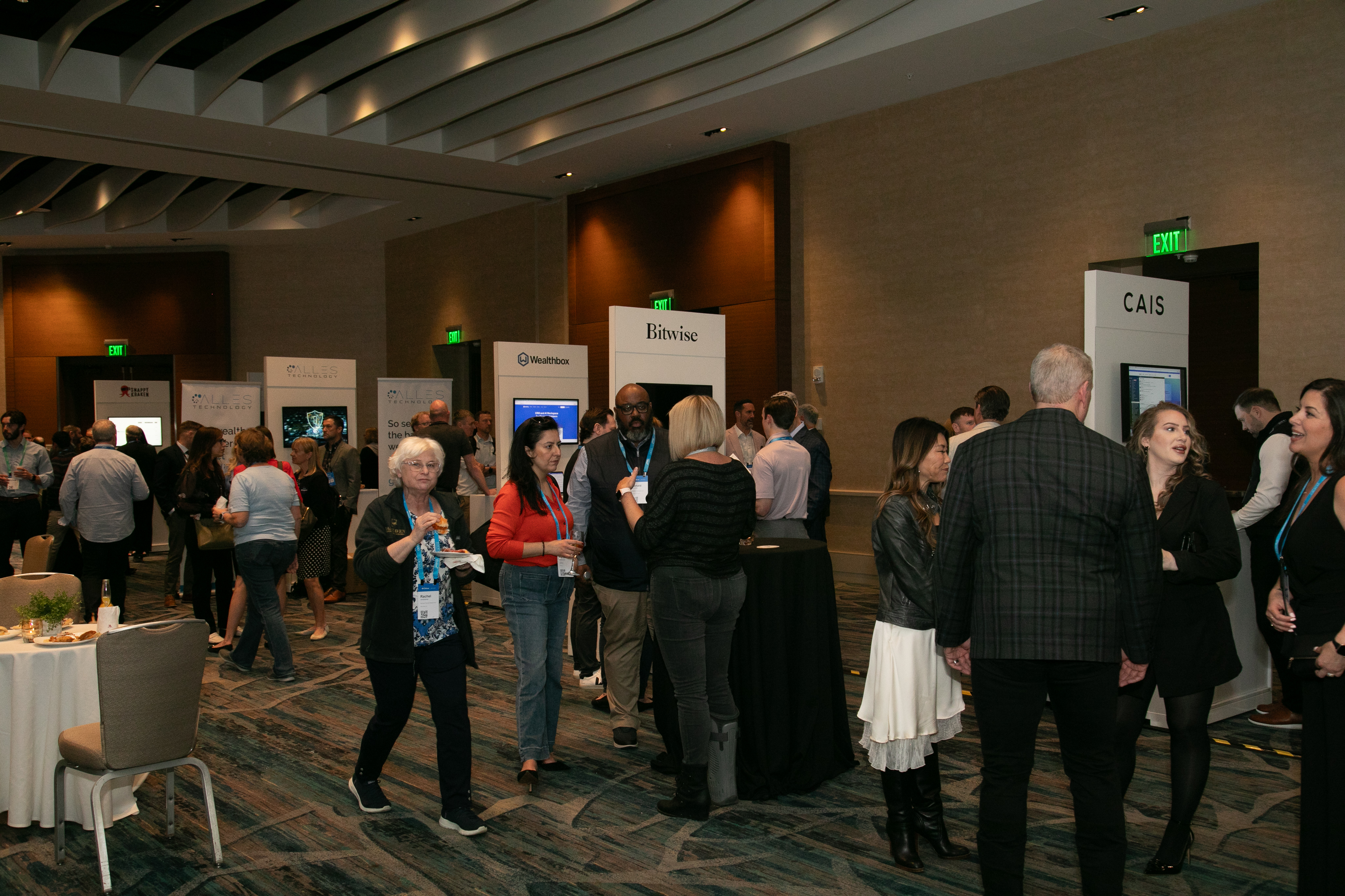 Packed exhibit hall networking at Orion Ascent 2026