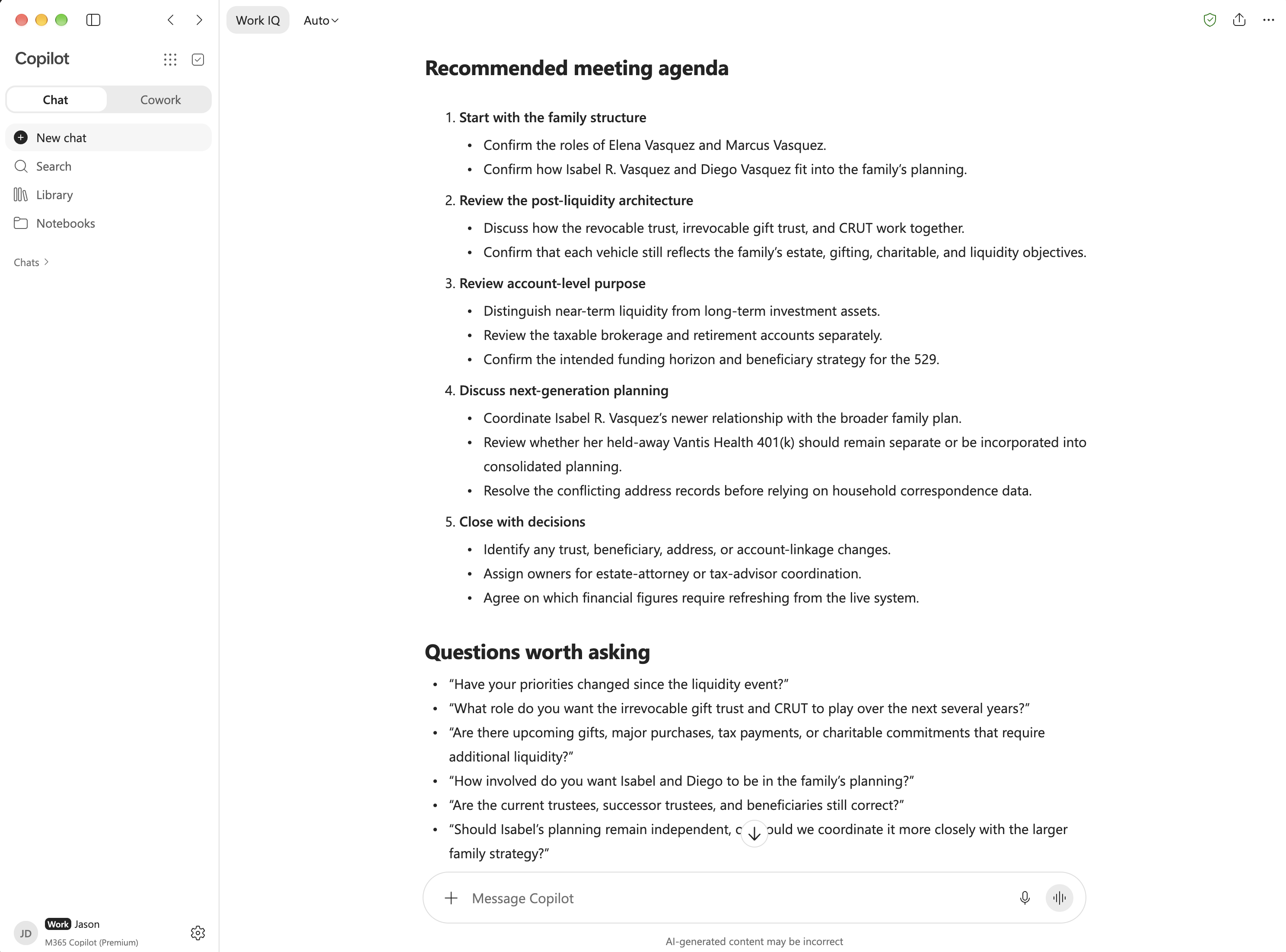 Claude's response: an Activities and Pipeline Dashboard built live from Redtail CRM, showing open opportunities, pipeline value, overdue activities, and a recommended next action for each opportunity.
