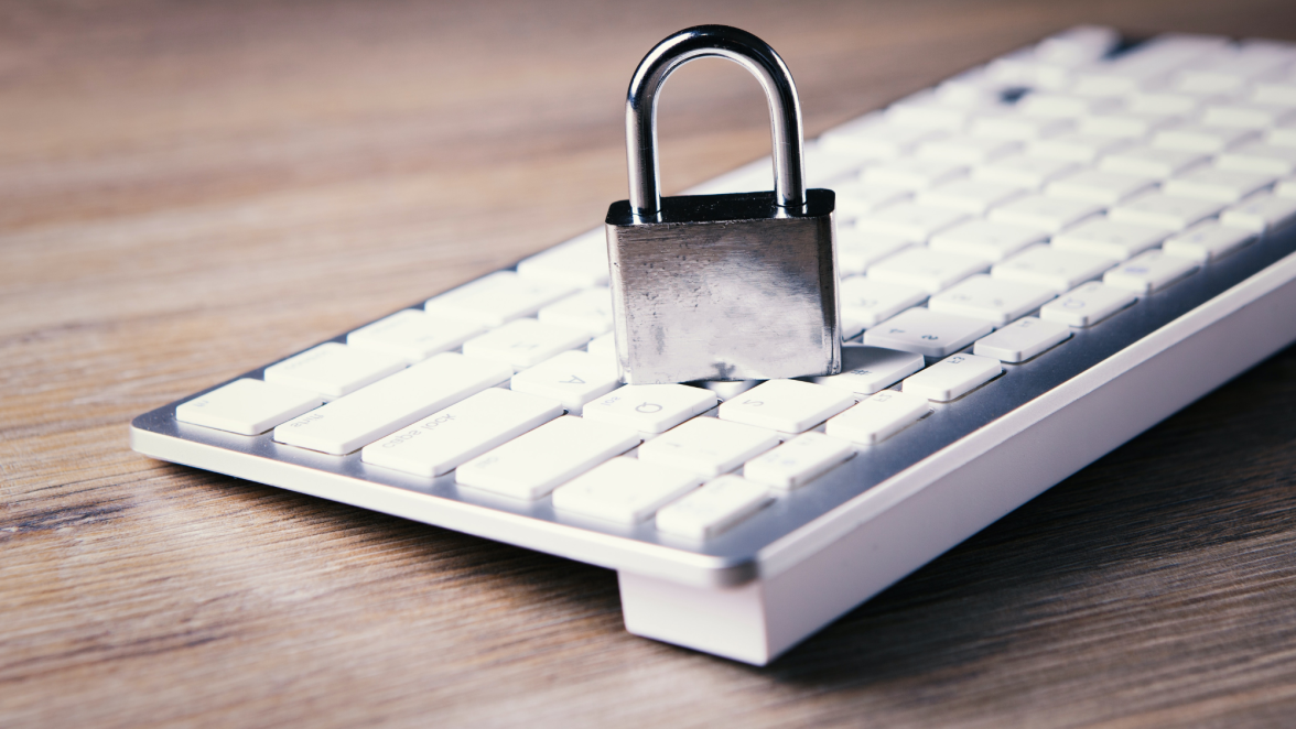 Lock on computer keyboard