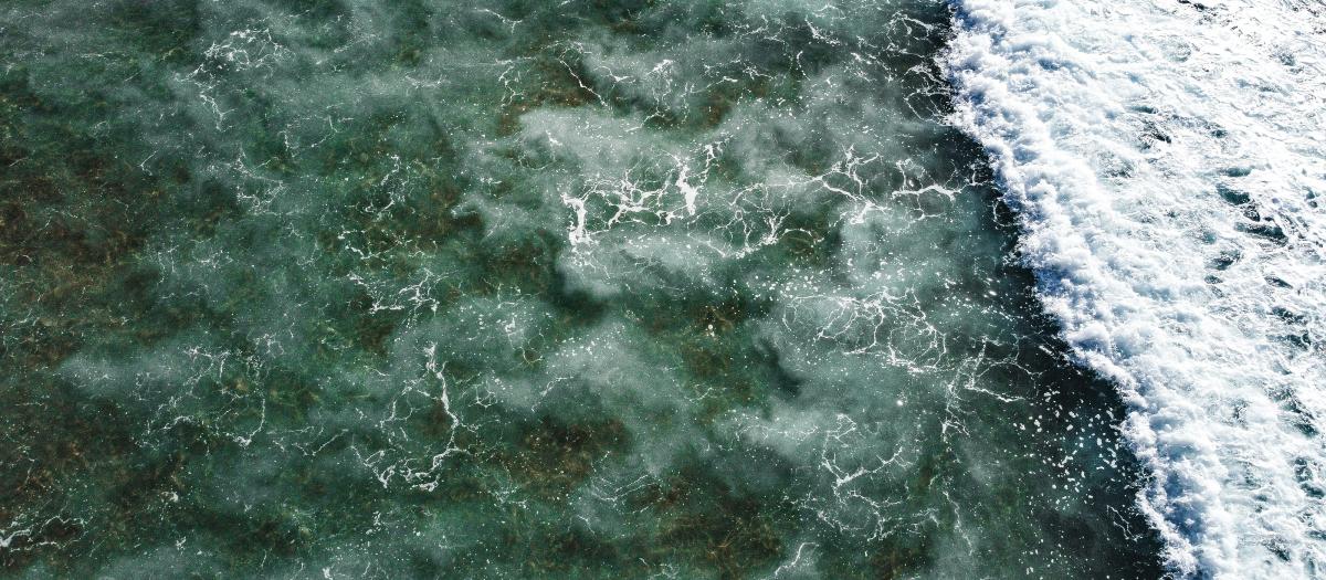 Waves crashing
