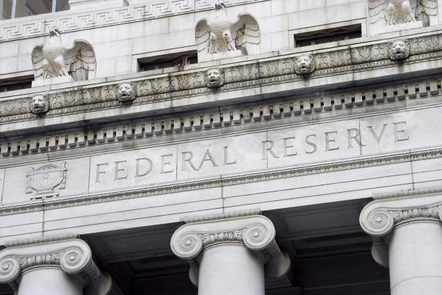 The facade of the Federal Reserve Bank.