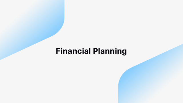 Financial Planning