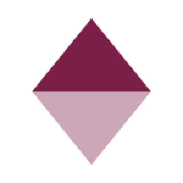 Pink diamond shaped bullet point