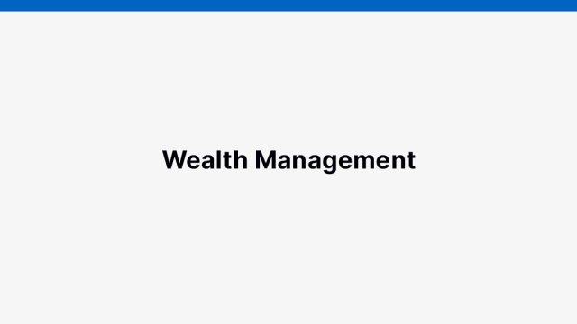 Wealth Management